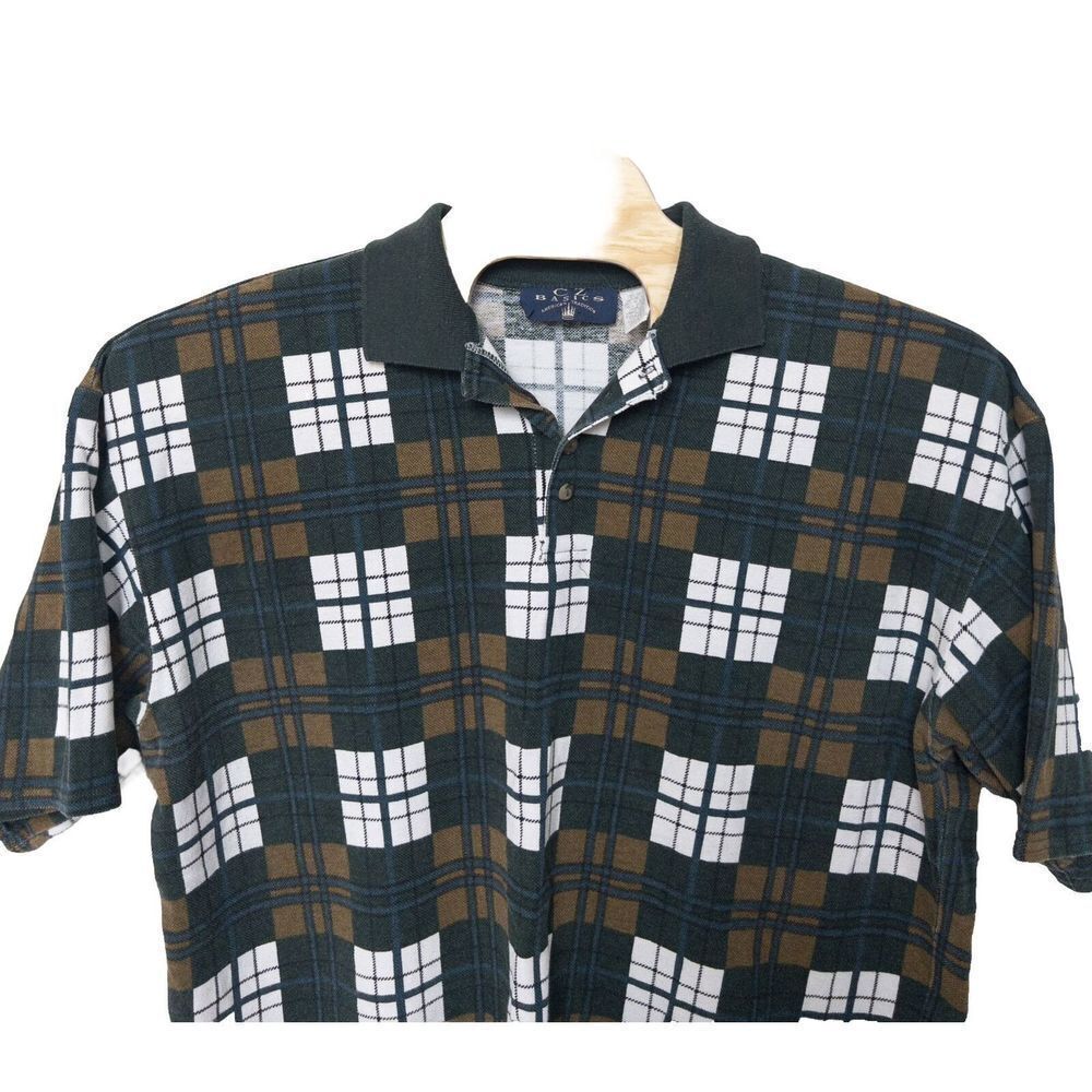 Vintage‎ 1980’s CZ Basics Polo Made In USA Mens XL